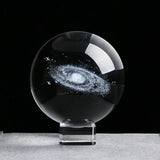 Laser Engraved galactic system Crystal Ball 3D Planets Model Sphere Ball Home Decor Gift for Holiday  Astronomy Ball Ornament